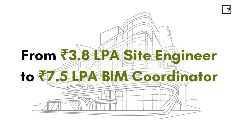 From ₹3.8 LPA Site Engineer to ₹7.5 LPA BIM Coordinator